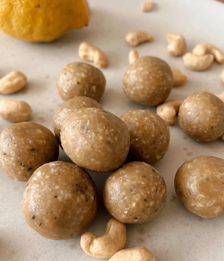 Lemon Cashew Protein Balls