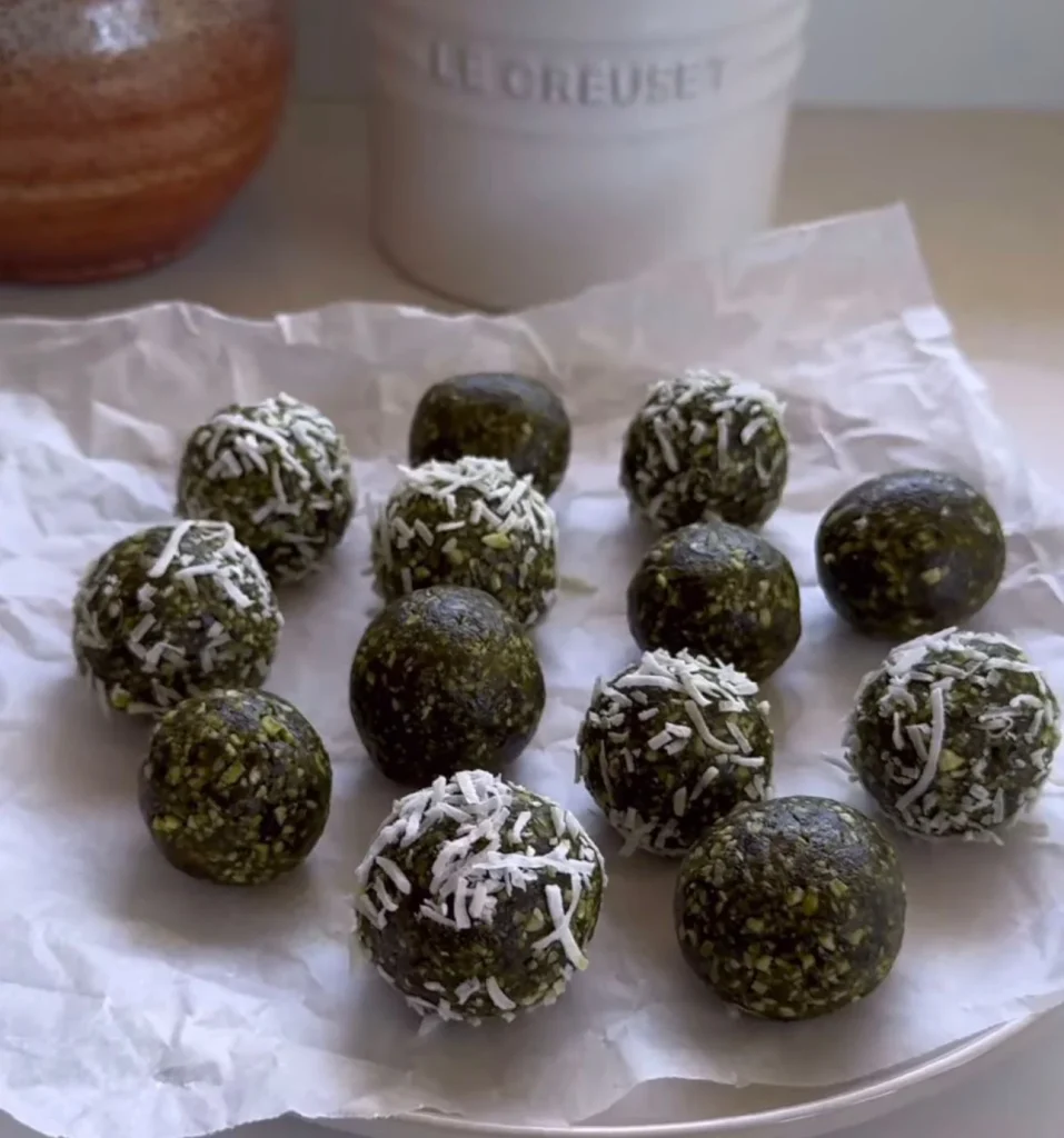 Matcha Green Tea Protein Balls