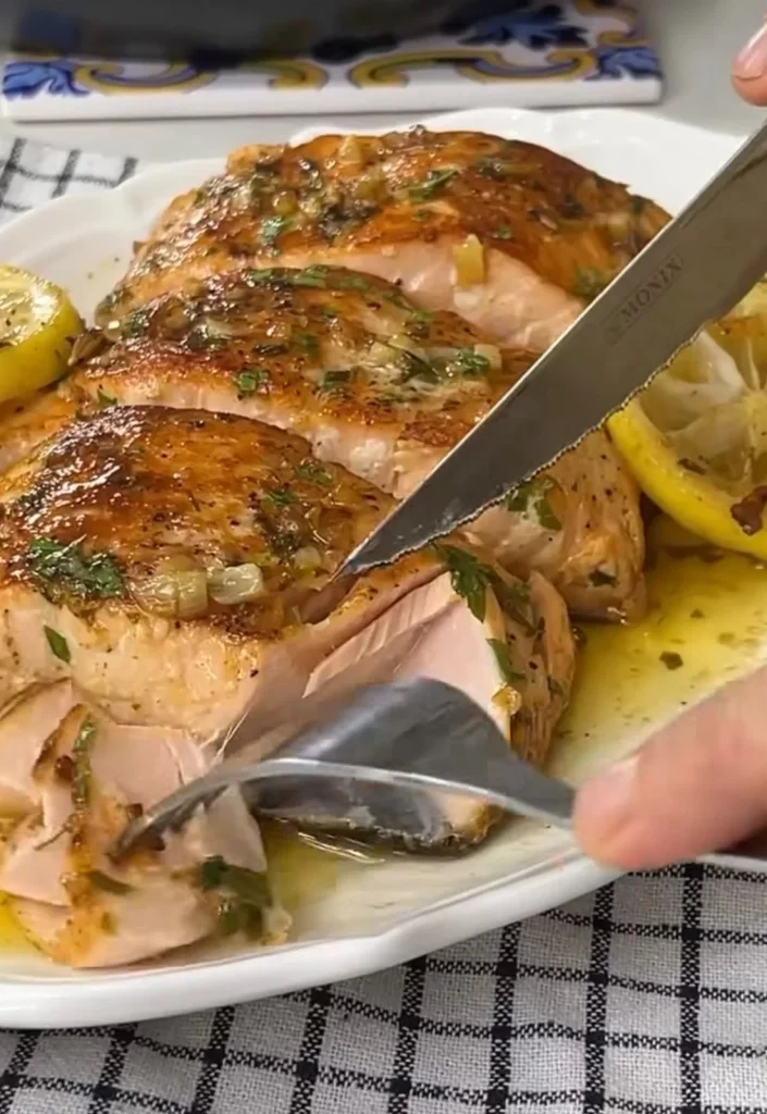 Lemon Garlic Salmon | Anti-Inflammation Dinner