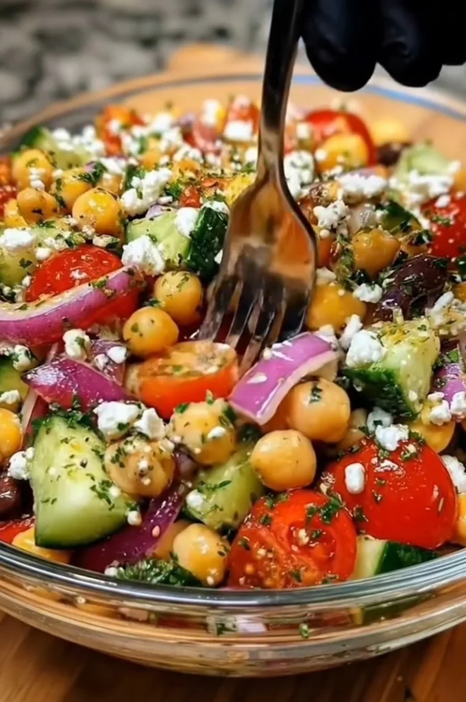 Mediterranean Chickpea Salad