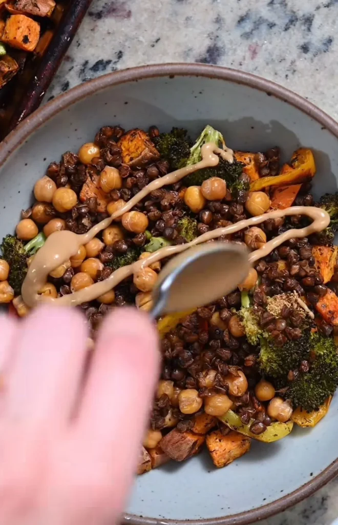 Roasted Vegetable & Chickpea Sheet Pan Dinner