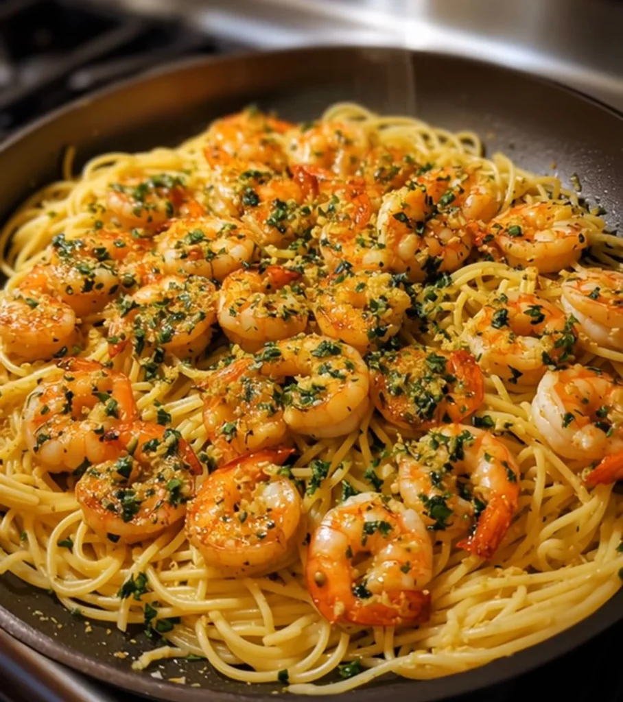 Garlic Butter Shrimp & Zucchini Noodles