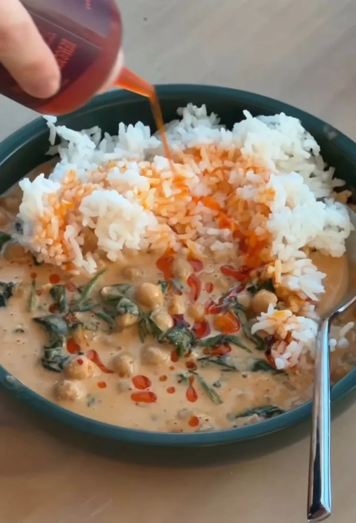 Chickpea & Spinach Curry