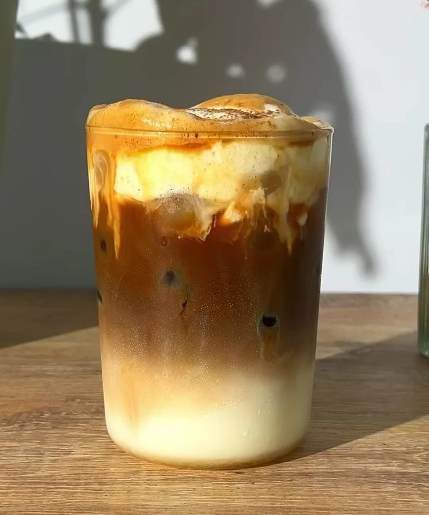 Caramel Cinnamon Iced Latte