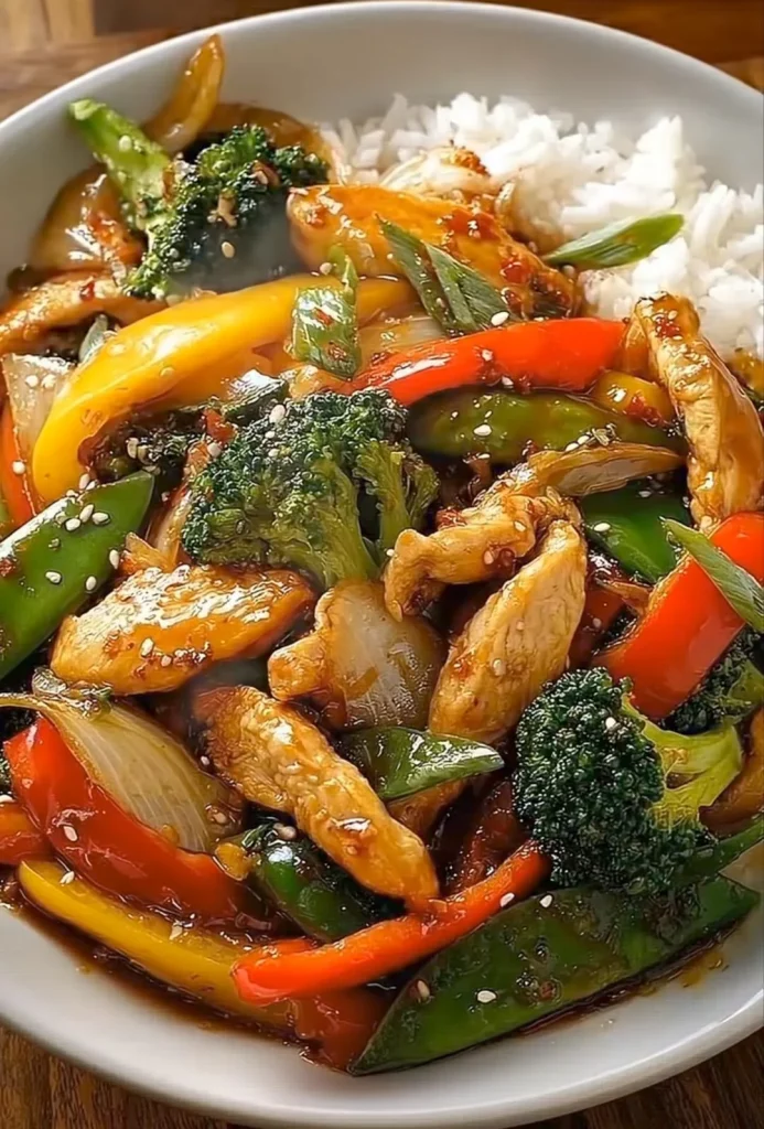 Bell Pepper & Snow Pea Stir Fry