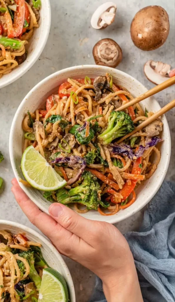  Thai Peanut Vegetable Stir Fry