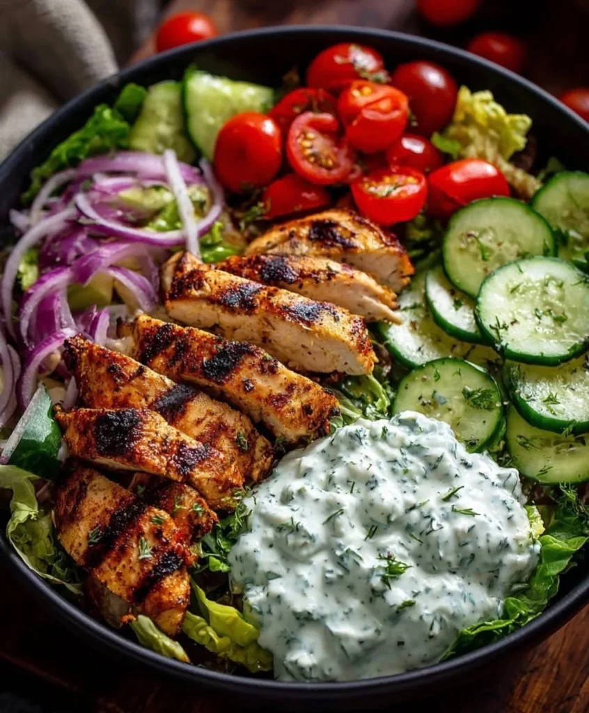 Greek Yogurt Chicken Bowl