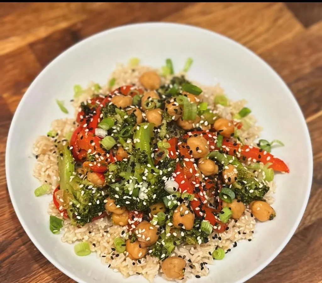Spicy Chickpea Weight Loss Stir Fry