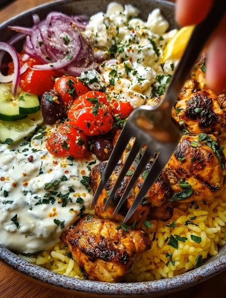 Greek Salad Bowl | Mediterranean Diet Recipes