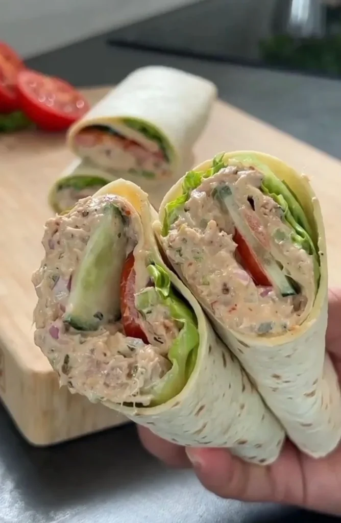 Mediterranean Tuna Wrap