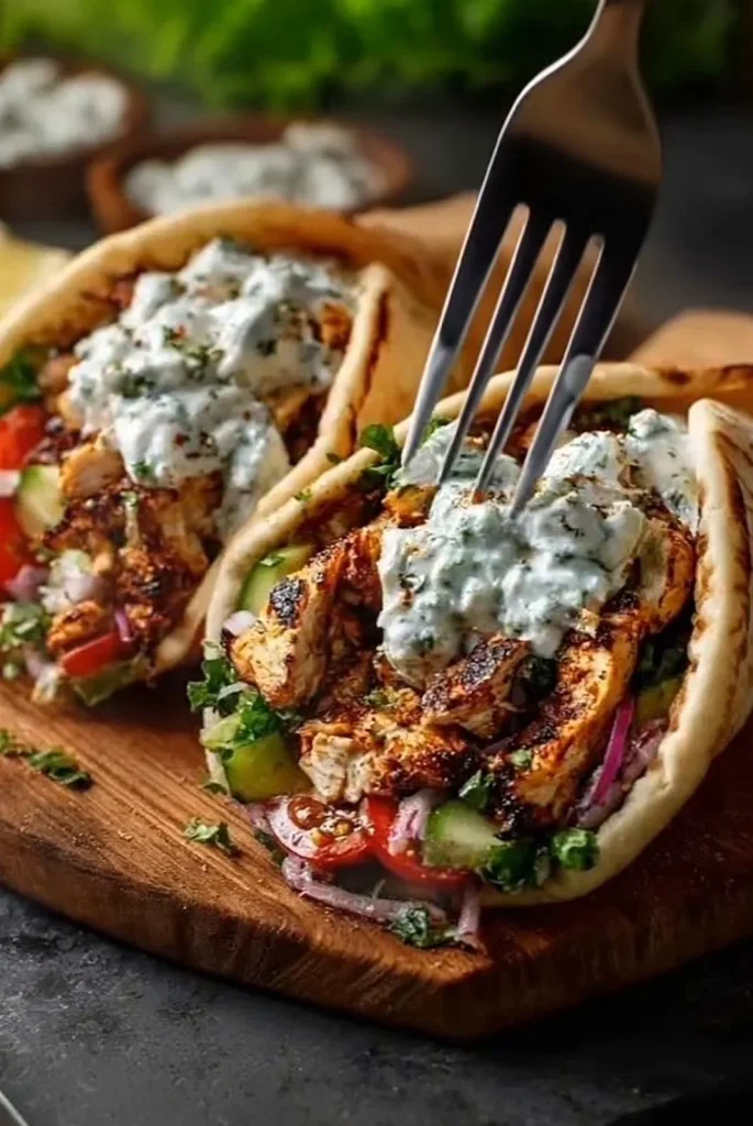 Grilled Chicken Pita