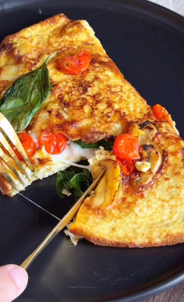 Tomato Basil Omelette
