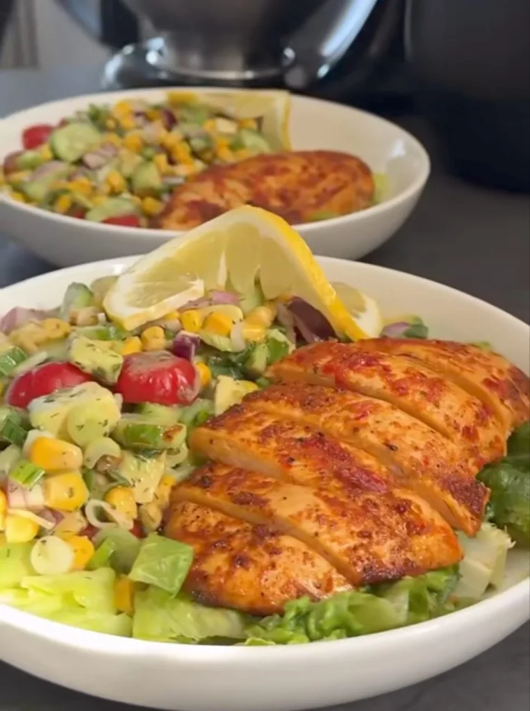 Greek Yogurt Chicken Salad Bowl