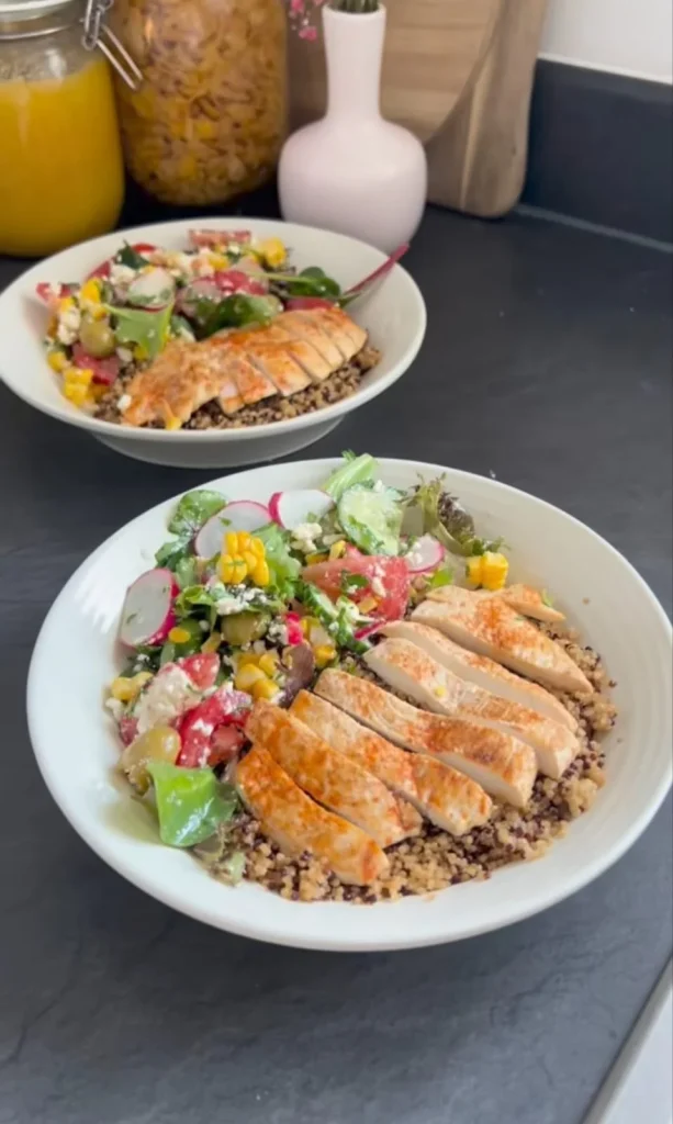 Quinoa Chicken Energy Bowl