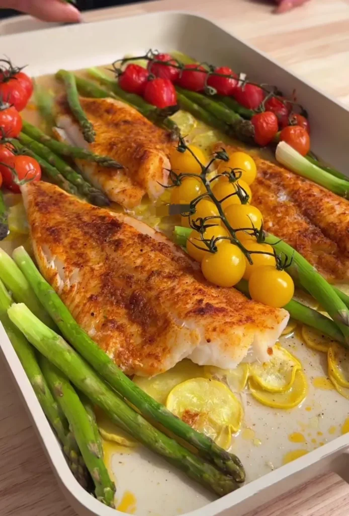Garlic Lemon Baked Cod Clean Dinner Bowl