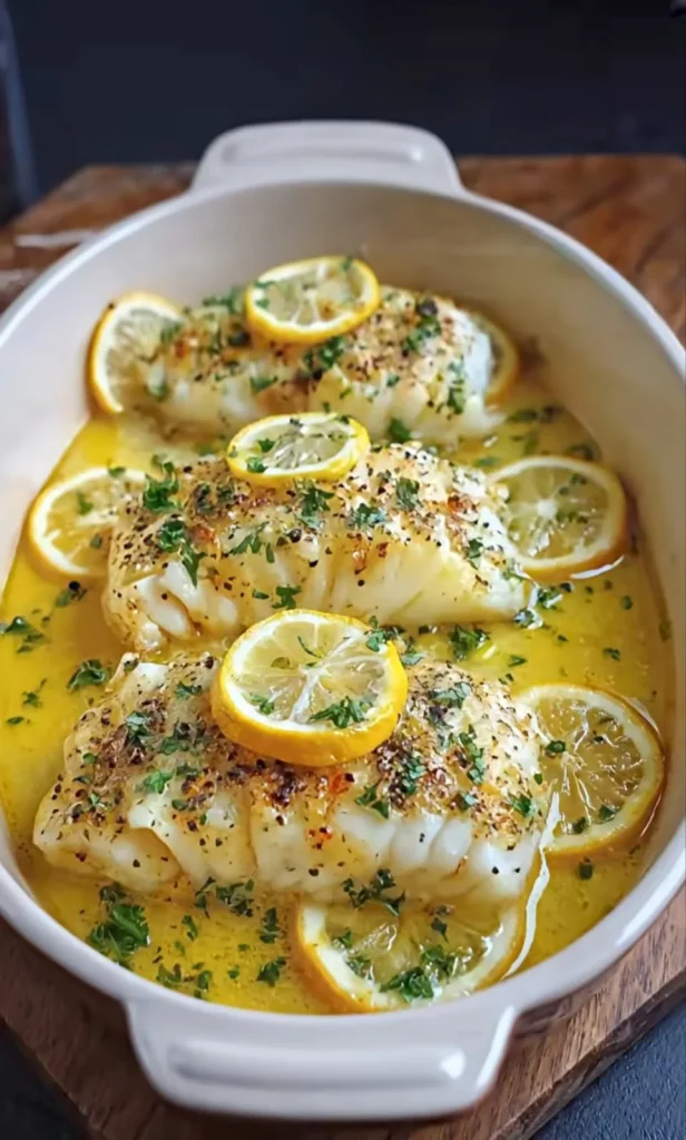 Garlic Lemon Baked Cod Protein Plate