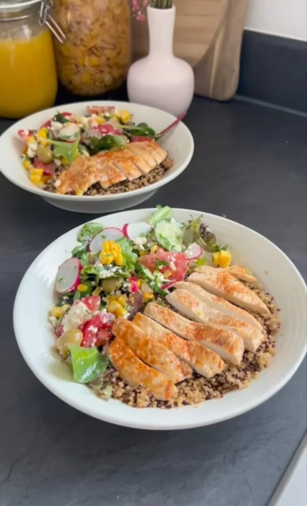 Quinoa Chicken Energy Protein Bowl