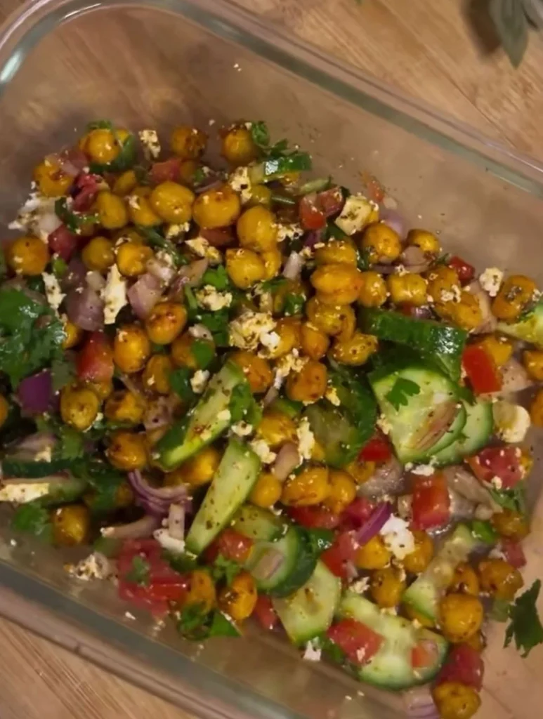 Fresh Chickpea Crunch Salad