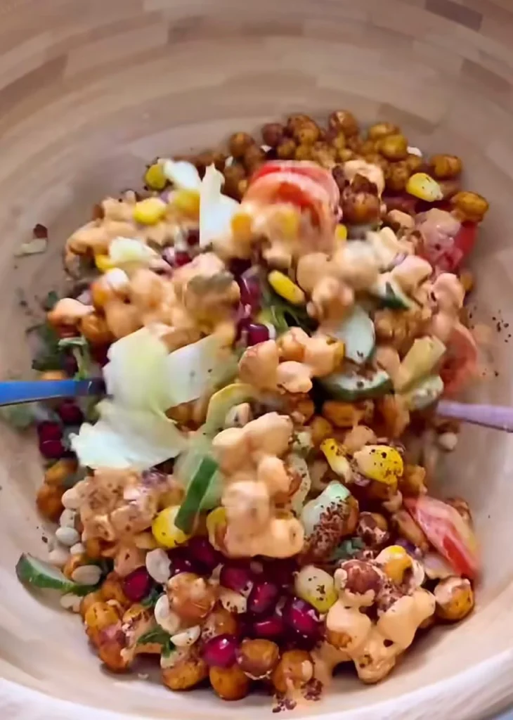 Fresh Chickpea Crunch Salad