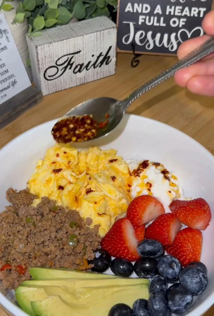 Morning Egg Protein Power Bowl | High Protein Meals