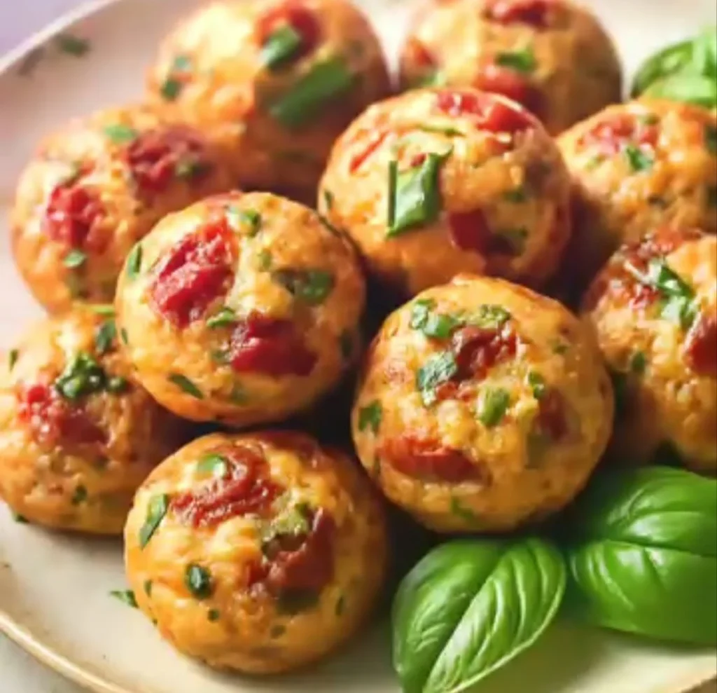 Sun-Dried Tomato & Basil Bacon Egg Bites