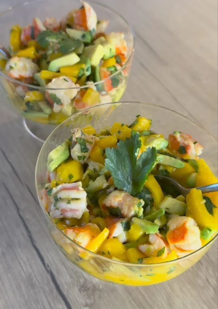 Shrimp And Avocado Salad Bowl