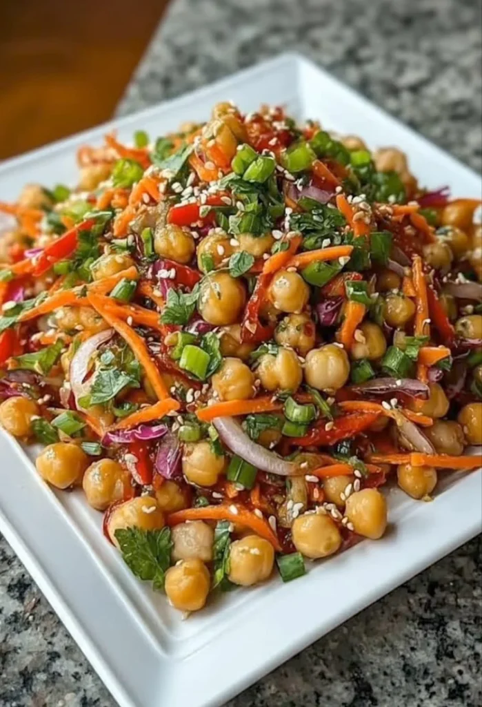 Chickpea Protein Crunch Salad