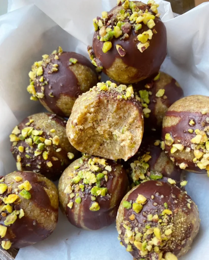 Pistachio Protein Energy Bites