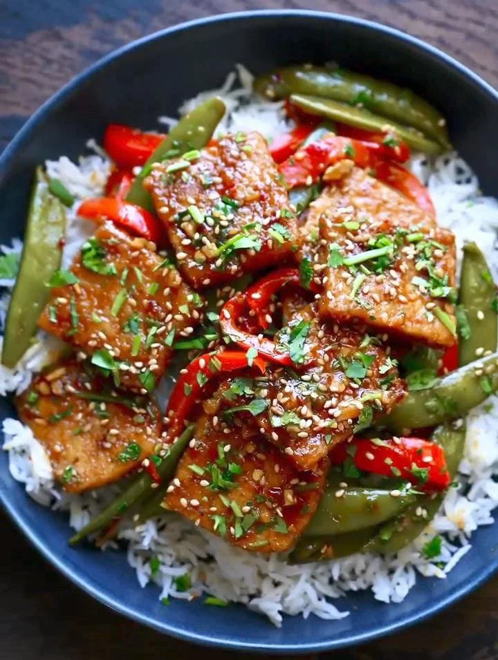 Tofu Veggie Stir Fry Weight Loss Bowl