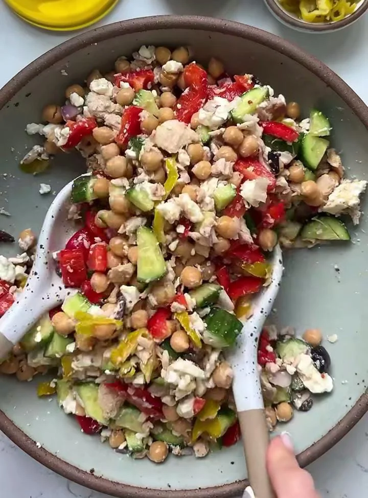 Tuna & Chickpea Mediterranean Bowl