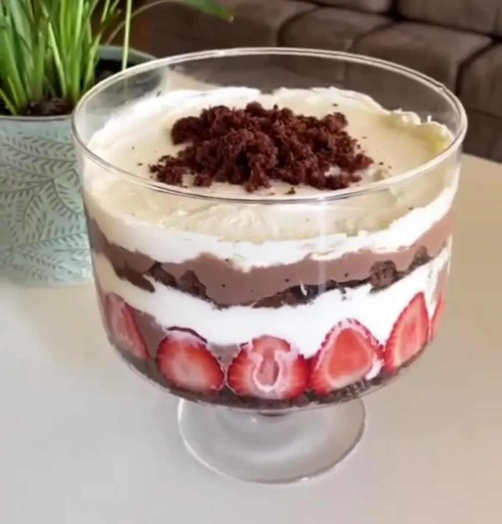 Chocolate Fudge Brownie Trifle