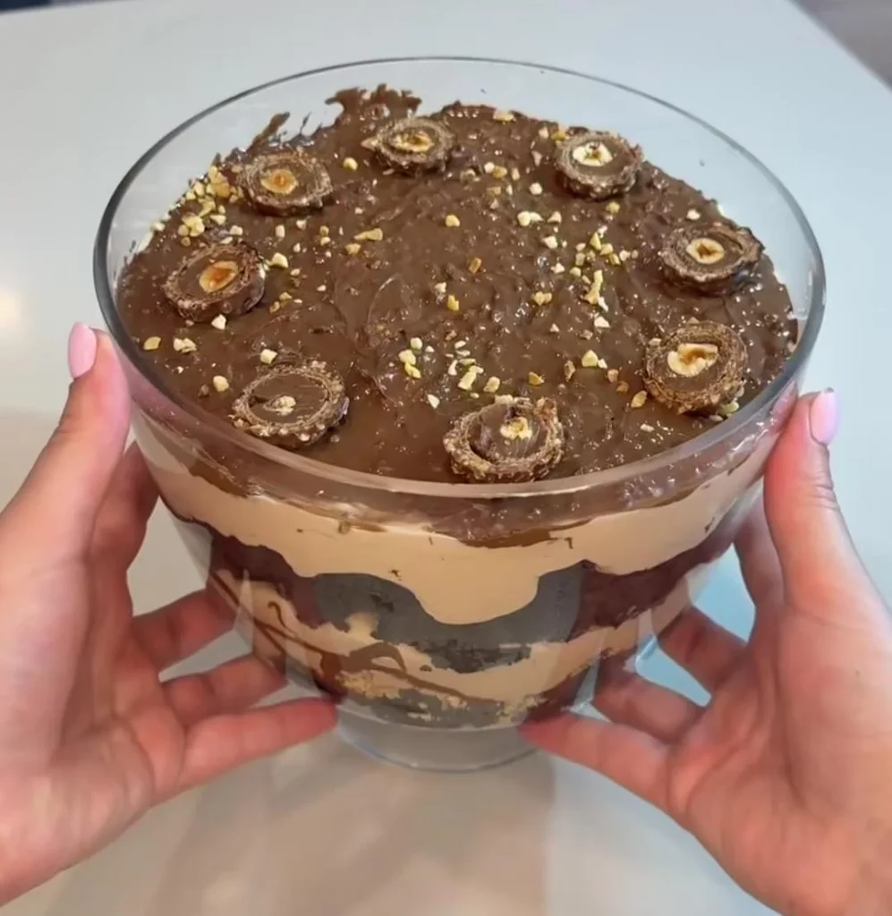 Nutella Chocolate Trifle