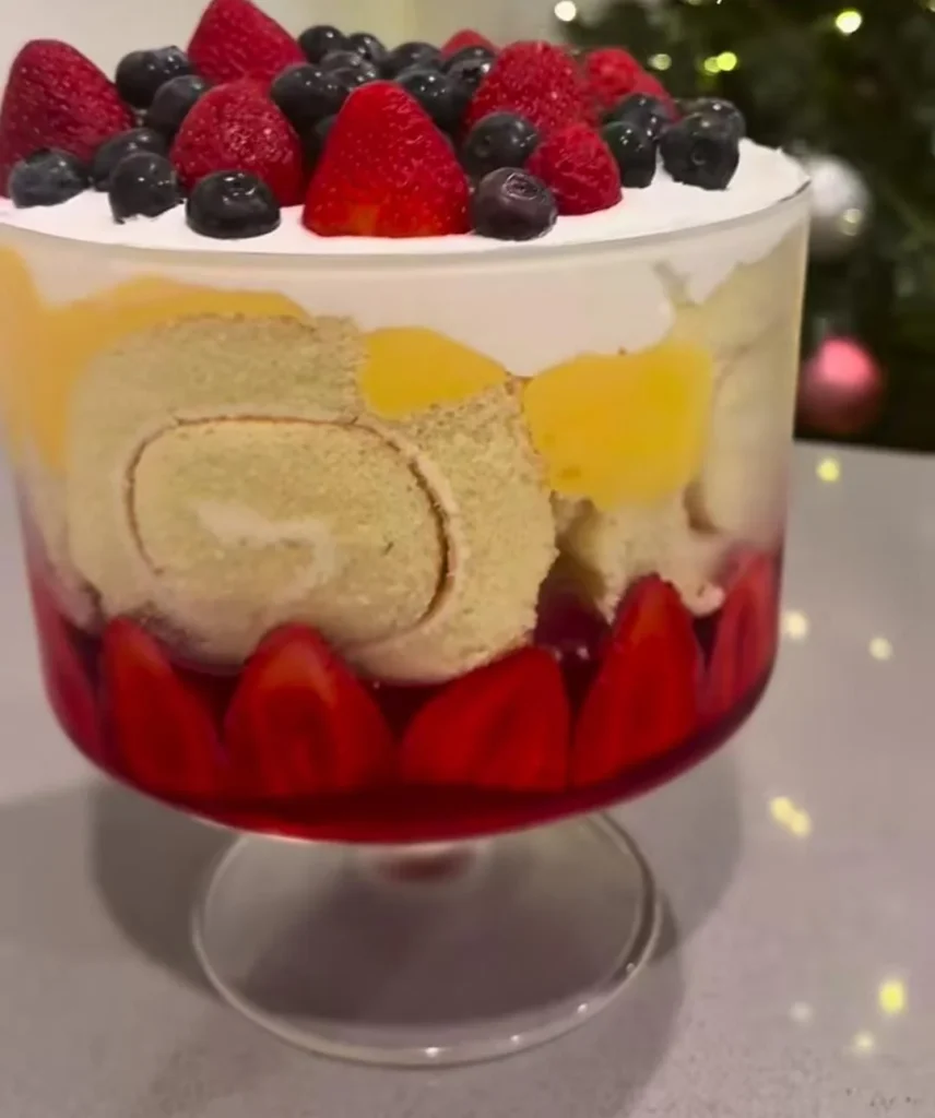 Mixed Fruit Yogurt Trifle