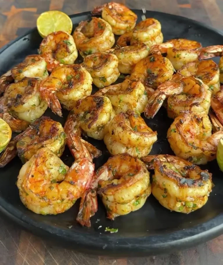Garlic Butter Grilled Shrimp