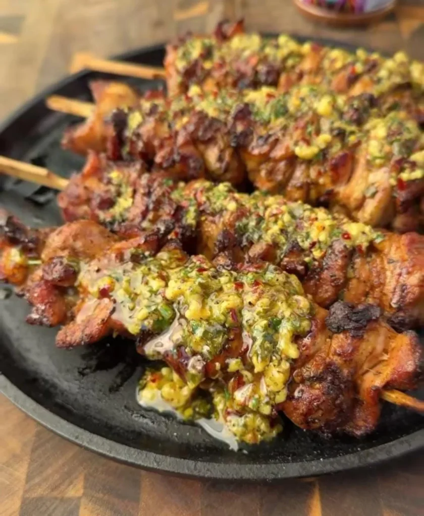 Lemon Herb Chicken Skewers