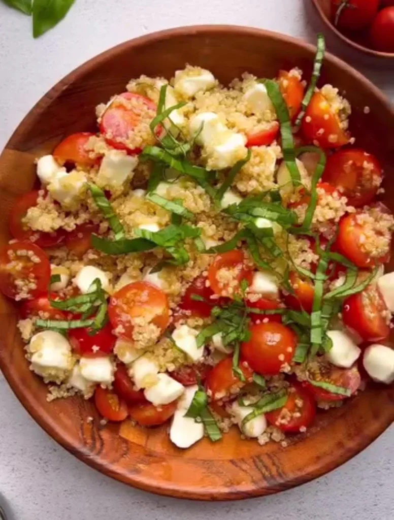 Tomato Basil Quinoa Salad