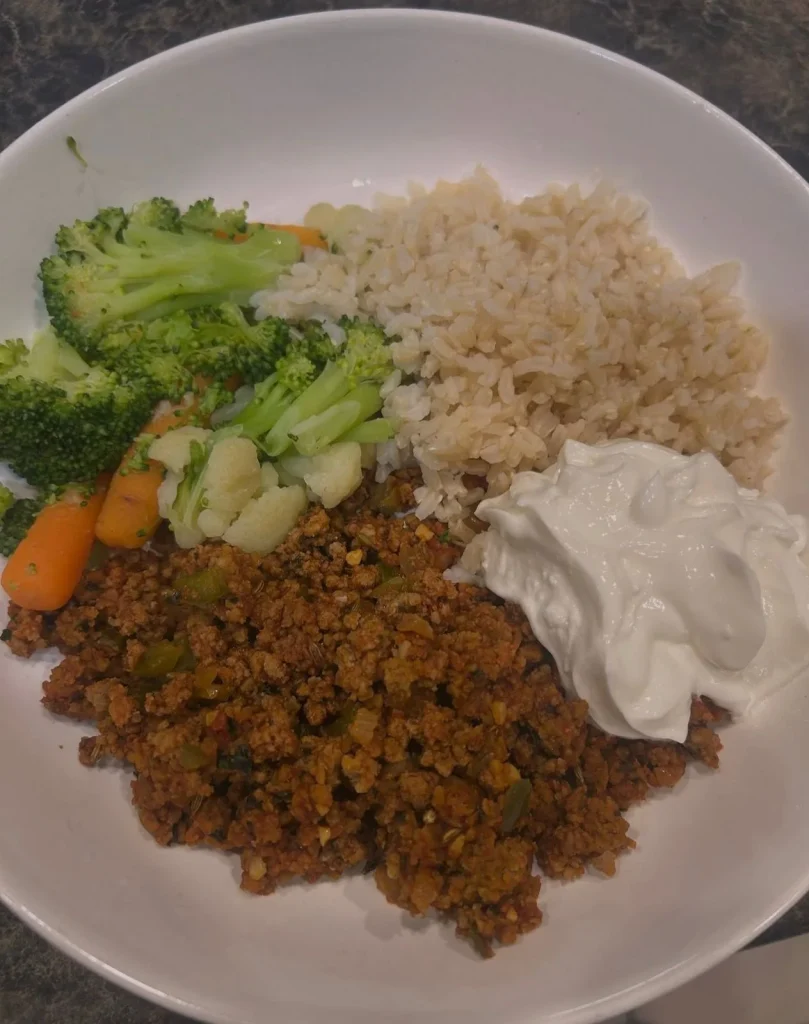 Turkey Rice Recovery Bowl