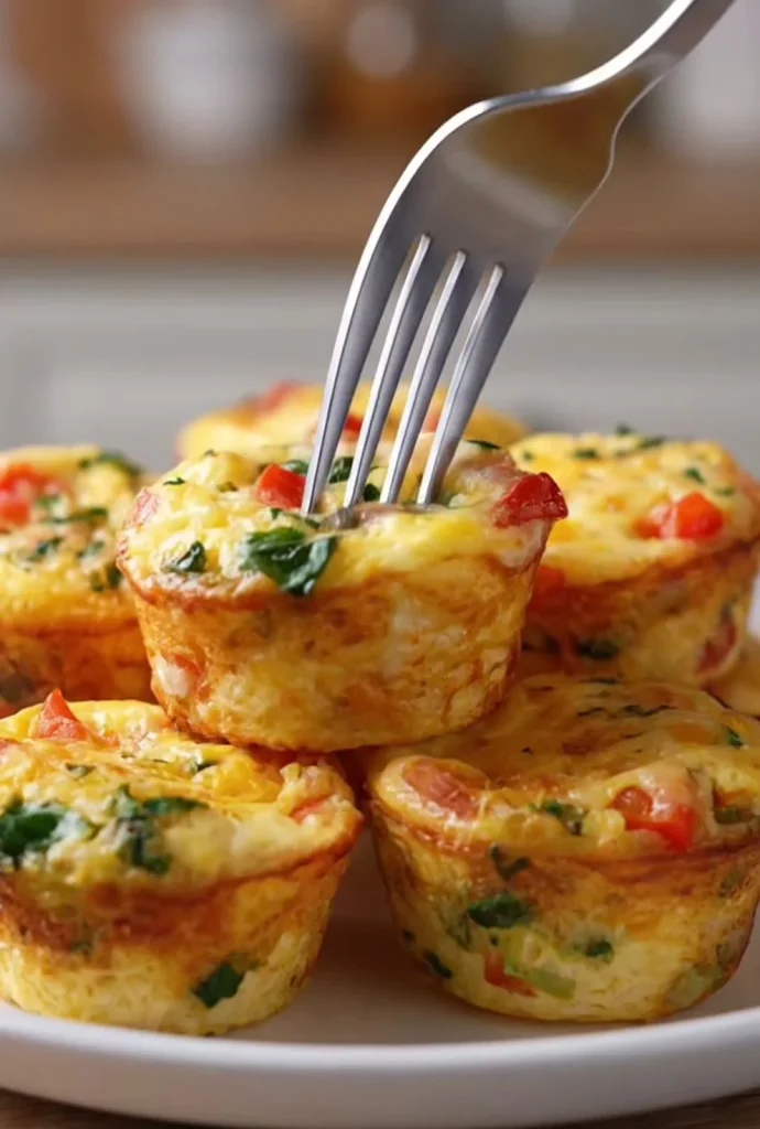 Creamy Spinach Egg Muffins