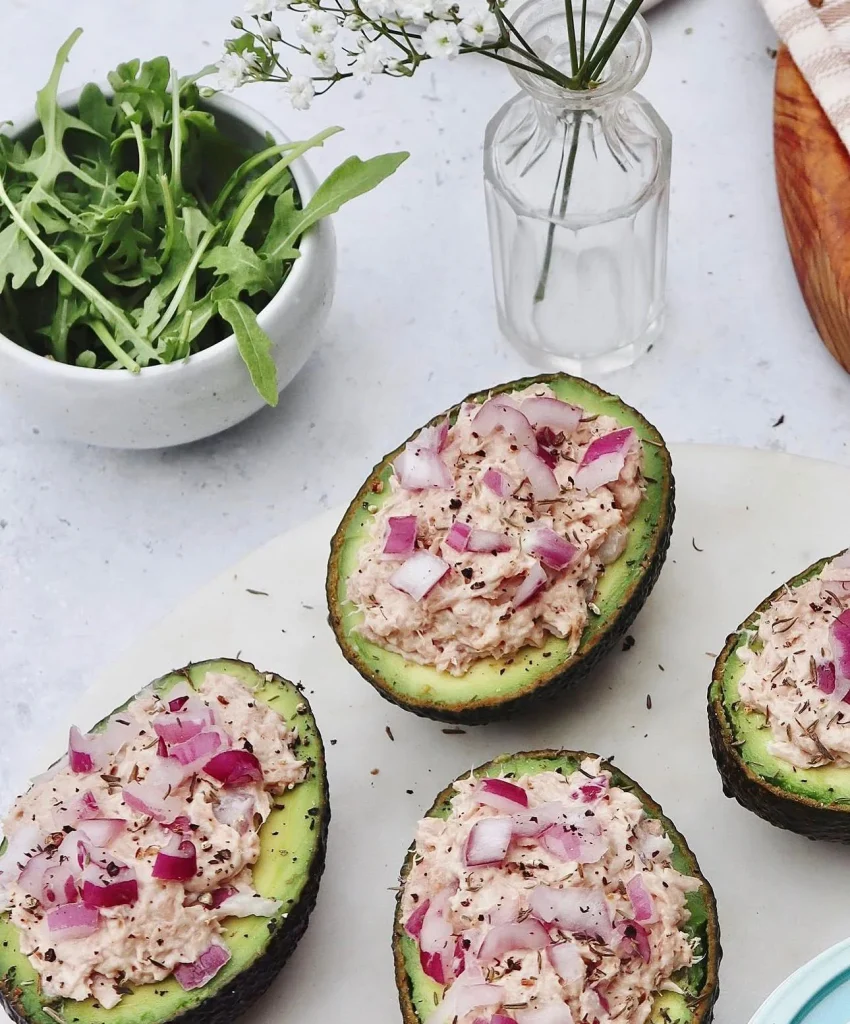 Tuna Stuffed Avocados