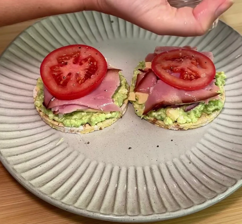  Rice Cake Avocado Spread