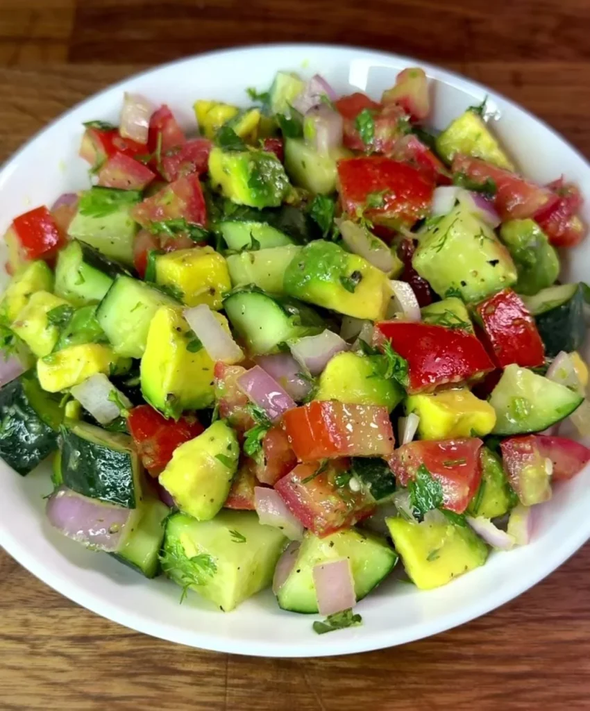Avocado Vegetable Salad Recipes Bowl