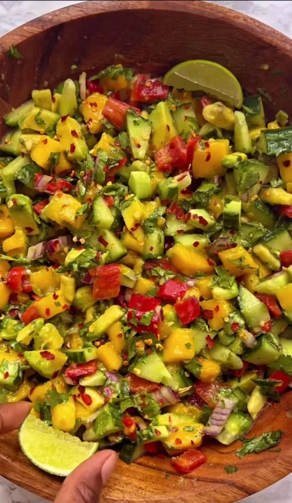 Mango Vegetable Salad Recipes Bowl