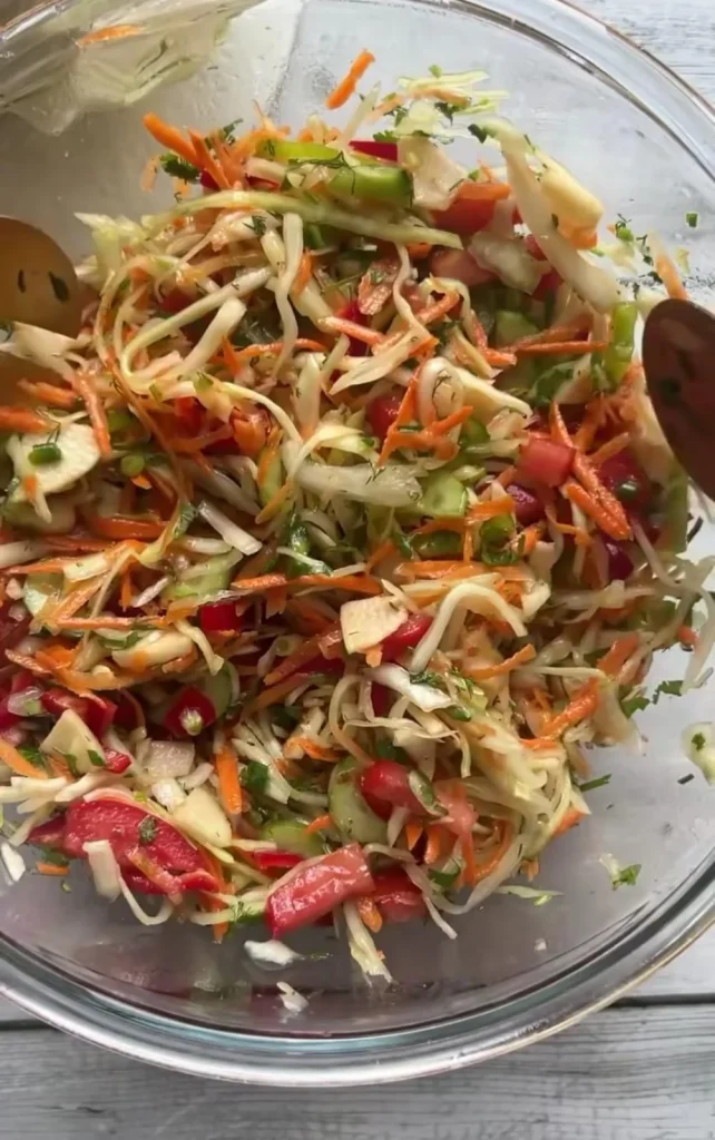 Lemon Herb Vegetable Salad Recipes Bowl