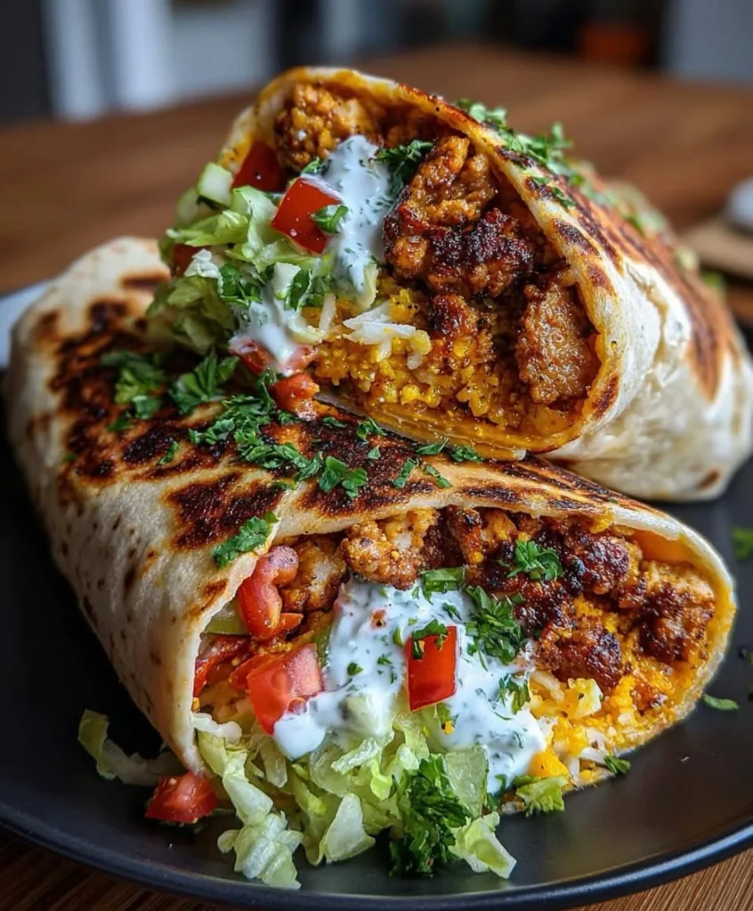 Mediterranean Chicken Wrap