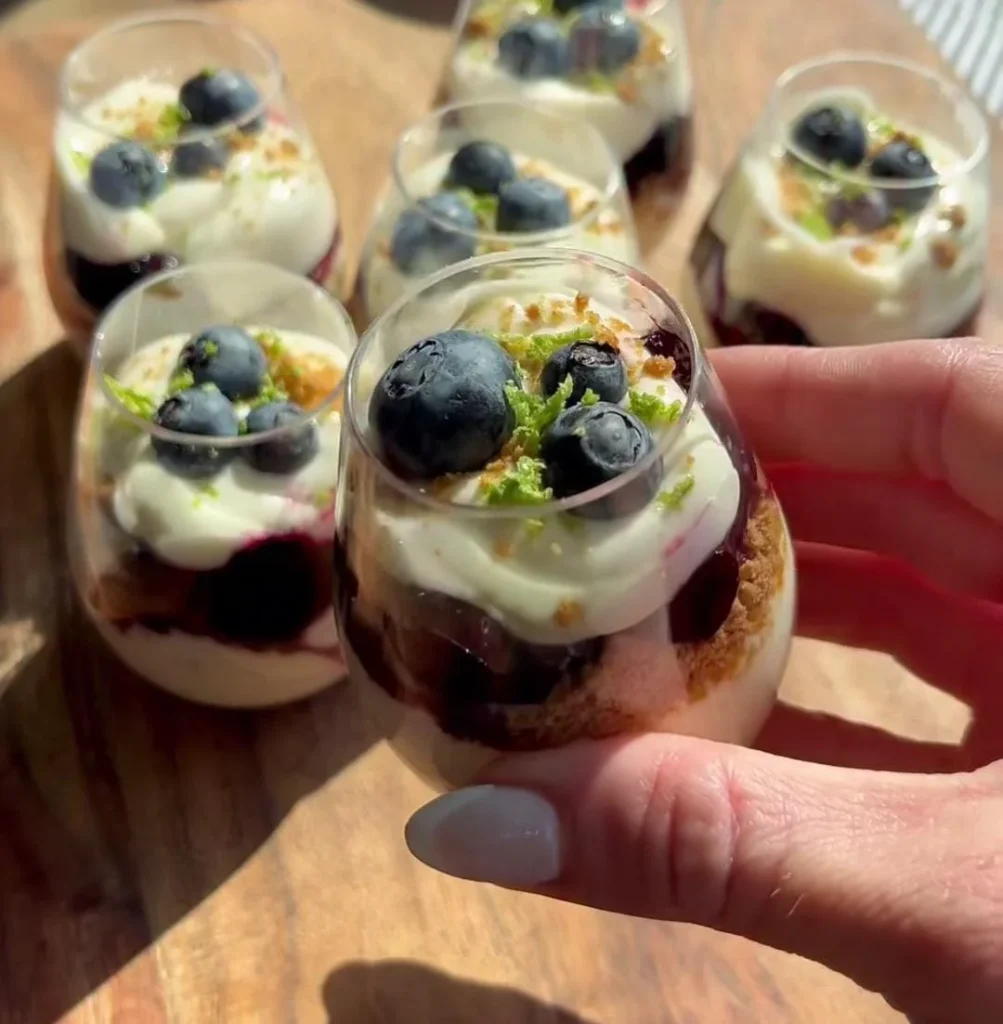Lime Cheesecake Cups