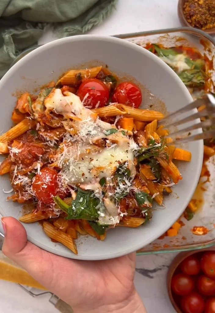 One-Pan Baked Pasta