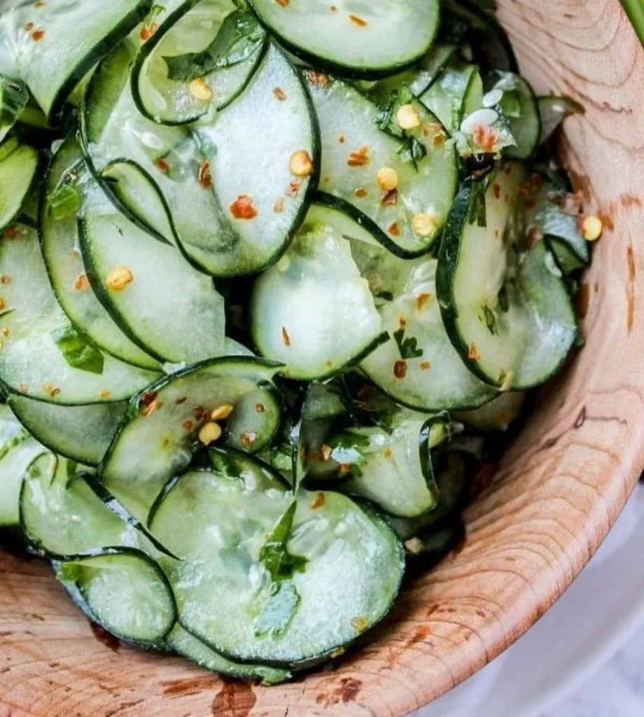 Lime Cucumber Salad