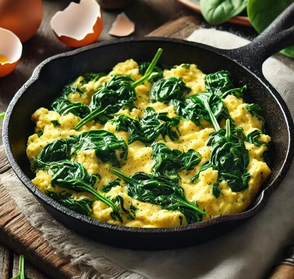 Spinach Egg Breakfast Skillet