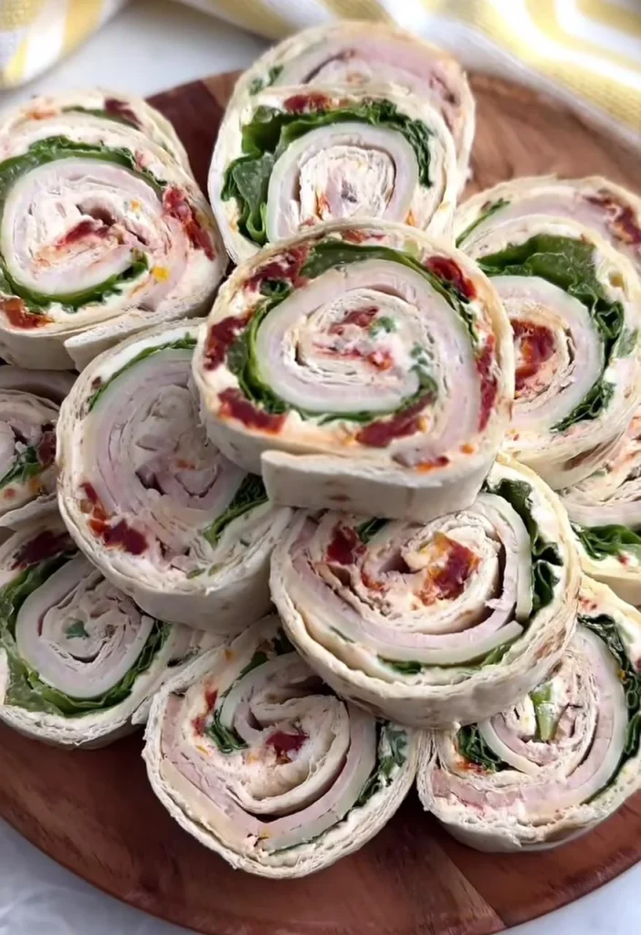 Turkey Spinach Breakfast Roll-Ups