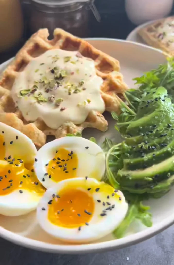 Savory Breakfast Waffles